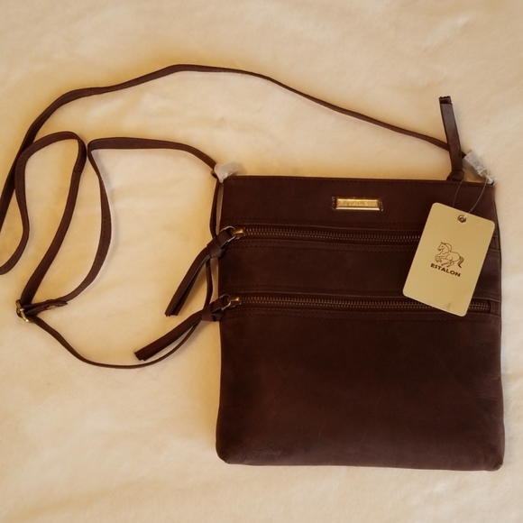 estalon leather crossbody
